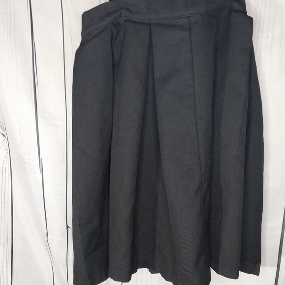 Hot Topic Pleated Zipper Front Goth Indie Sleeze Suspender Skirt - Picture 7 of 8